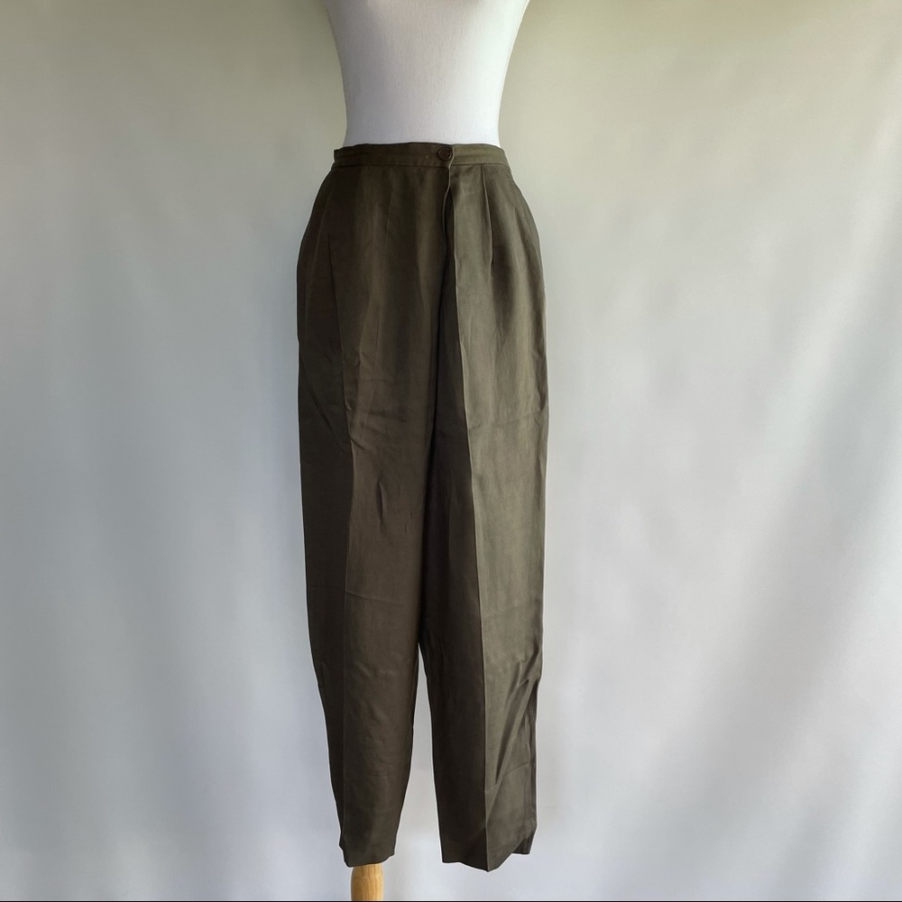 Stella McCartney Peg Faux Wrap Drop Waist Trousers - sz 42